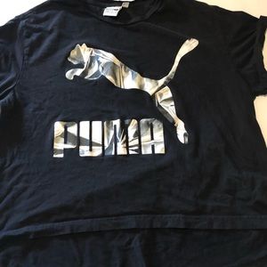 Puma black crop top